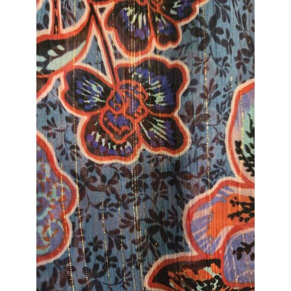 Misa Los Angeles Ilona Women's Floral Ruffled High-Low Maxi Skirt Black S - Picture 9 of 11